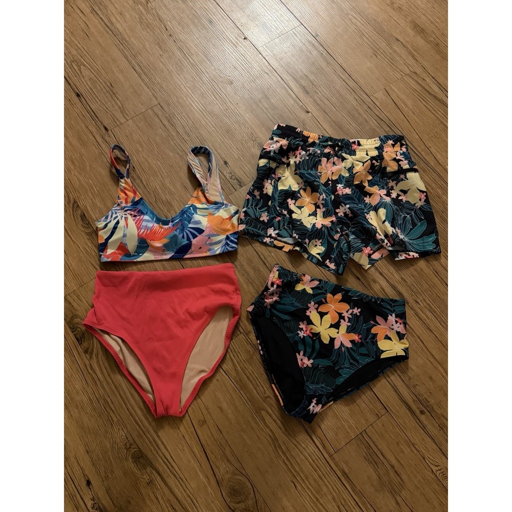 old navy swimsuit Lot Juniors Size 14-16 Womens Size Xs Hawaiian J